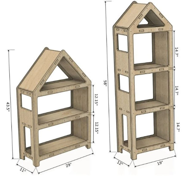 DOLLY- House Bookshelf