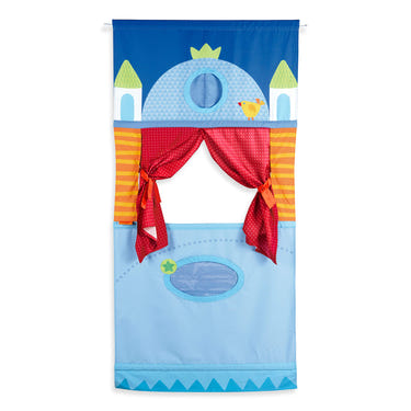Hanging Doorway Puppet Theater for kids - fun and interactive playtime entertainment.