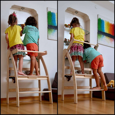 Double or Single Size Montessori Toddler Tower - MOOGCO Baby