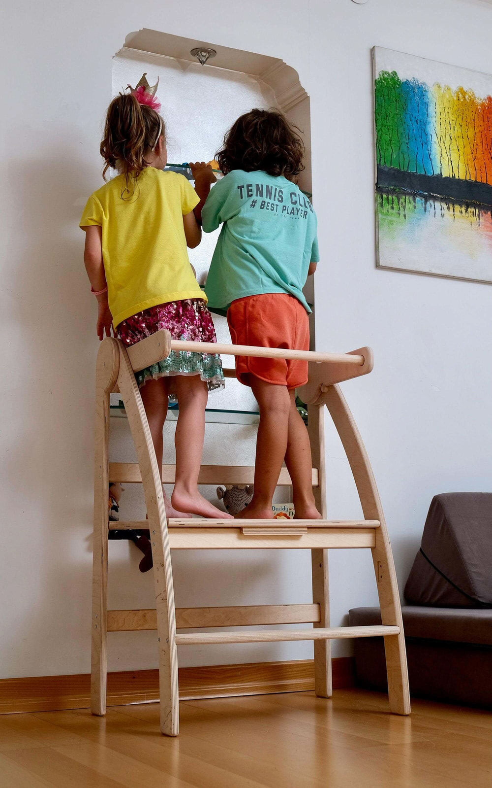 Double or Single Size Montessori Toddler Tower - MOOGCO Baby