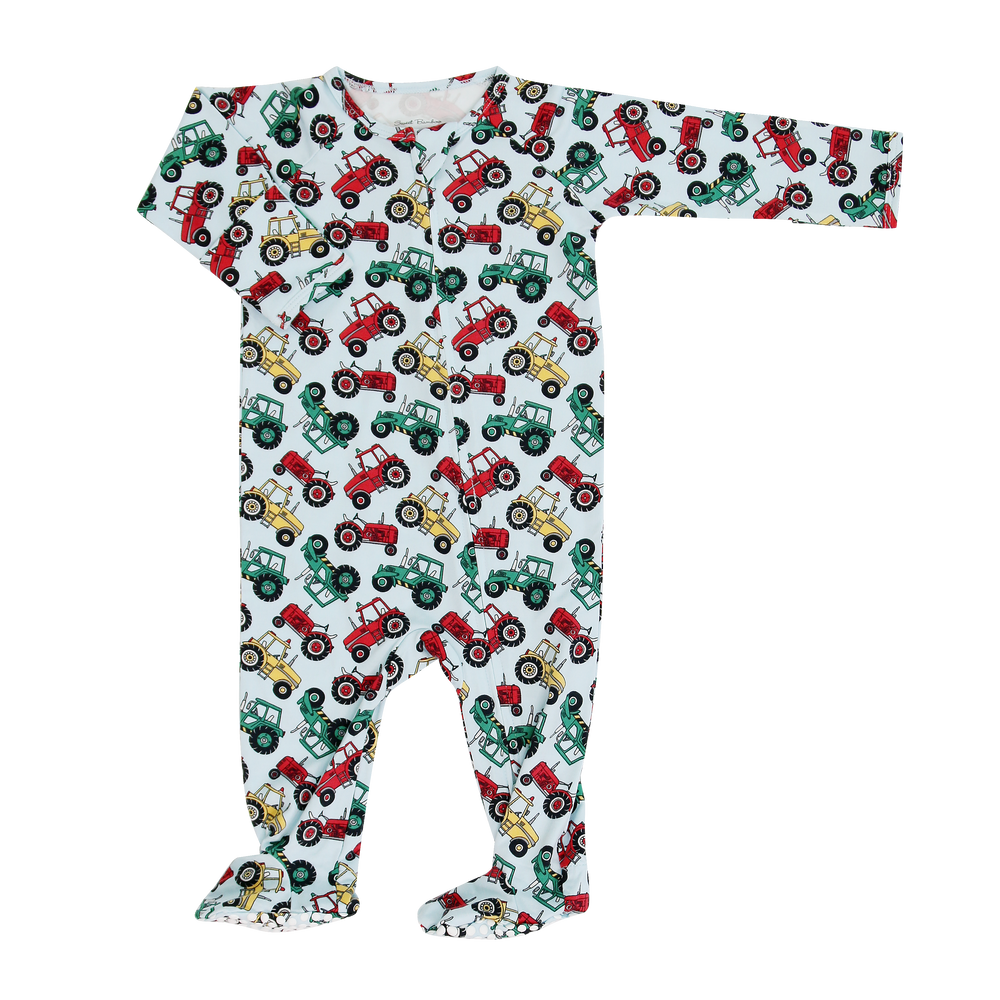 Down on the Farm Zipper Footie