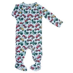 Down on the Farm Zipper Footie