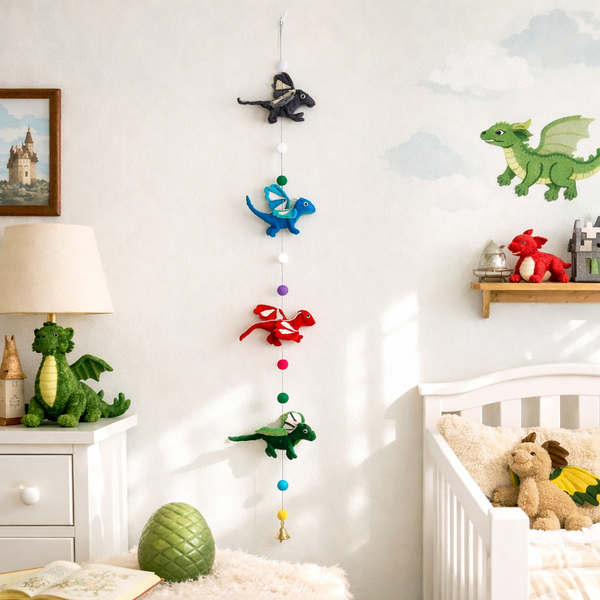 Felt Dragon Garland
