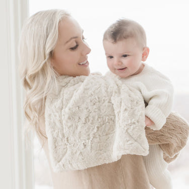 Soft DREAM MINI BLANKETS for babies, perfect lovey for comfort and security during naps and playtime.