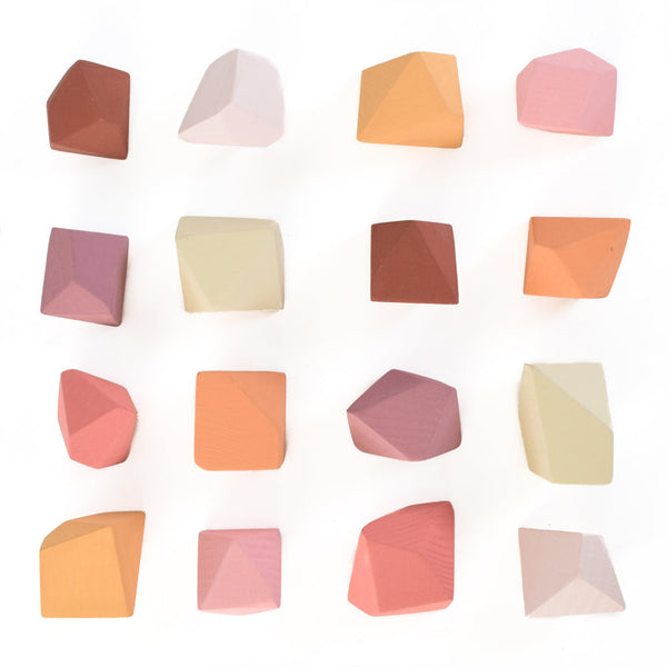 Peach set of 16 baby clothing pieces displayed at angle 10, perfect for stylish infants.