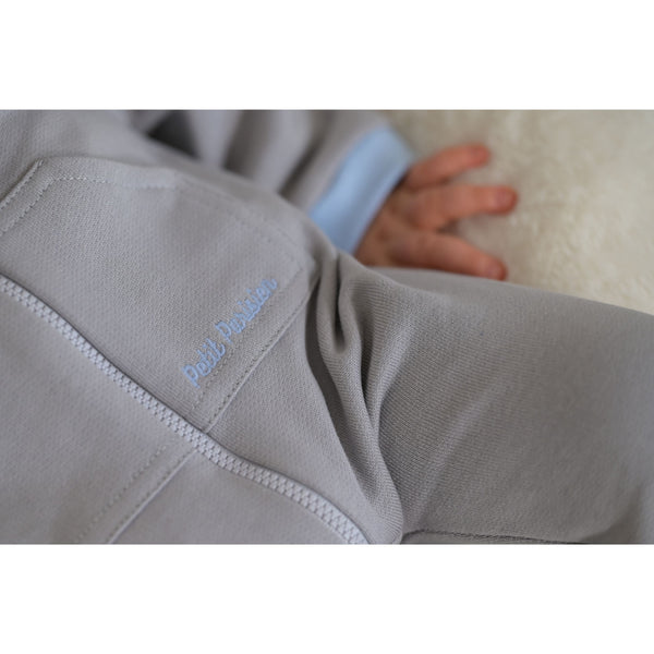 DRISS | Grey Organic Cotton Babygrow