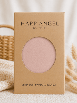 Dusty Pink Bamboo Stretch Swaddle Blanket