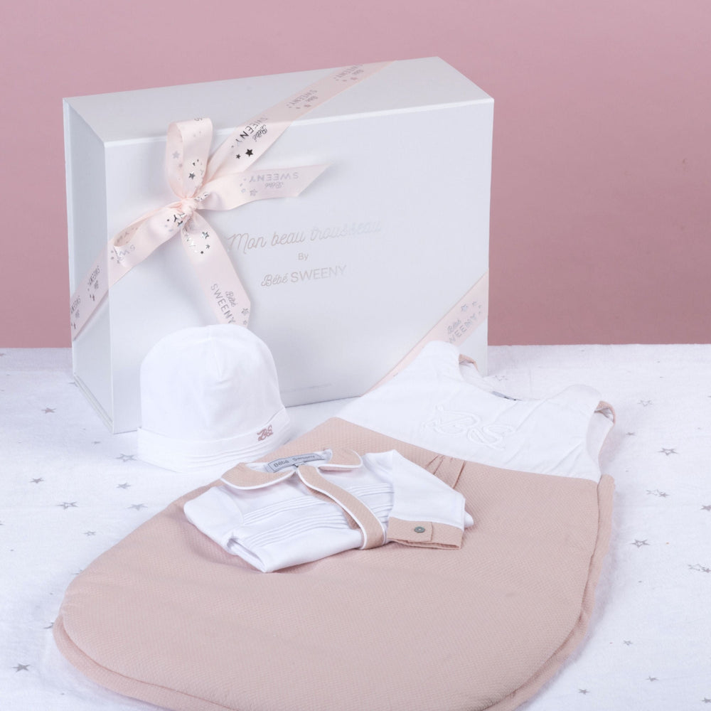 MON BEAU TROUSSEAU | Girls Dusty Rose Cotton Sleeping Bag