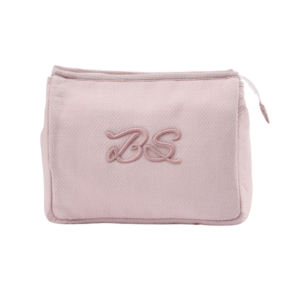 MON BEAU TROUSSEAU | Girls Dusty Rose Wash Bag (25cm)