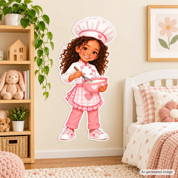 Personalized Baker Wall Decal from Photo, Dream Job Sticker, image 5