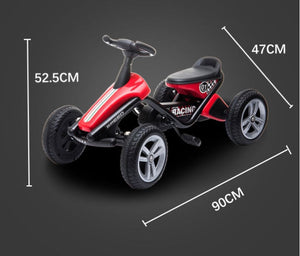 Kids' Pedal Go-Kart – 4-Wheel Outdoor Ride-On Toy