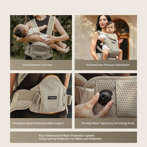 Lightweight And Breathable 3-in-1 Baby Carrier