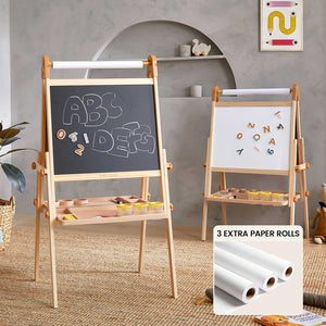 Tiny Land® Caramel Magnitales Easel & Paper Roll Set
