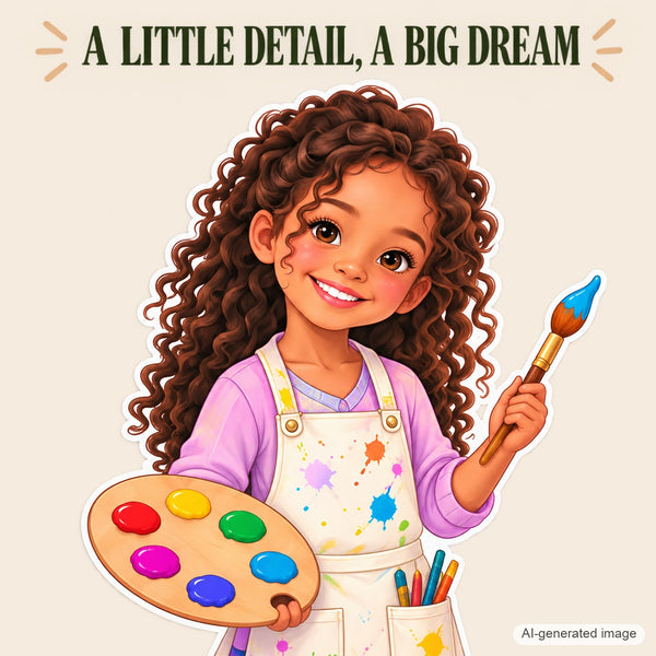 Personalized Artist Wall Decal from Photo, Dream Job Sticker, image 11