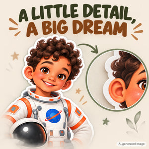 Personalized Astronaut Wall Decal from Photo, Dream Job Sticker, image 12