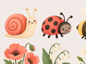 Poppy Garden Wall Decals, Set of 15, image 4