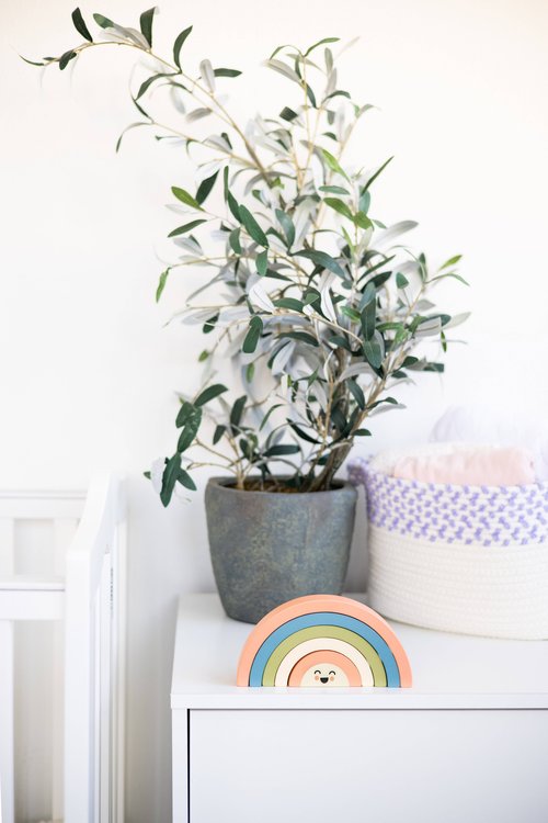 Wooden Stacking Rainbow Toy