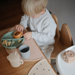 Mushie Dinnerware Cups Soft Colors Non-Toxic PP Plastic