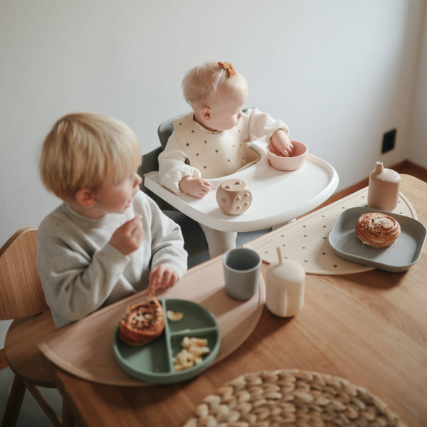 Mushie Silicone Training Cup with Removable Lid and Straw