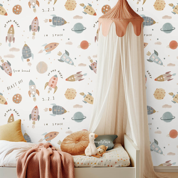 Alphabet Wallpaper - Nursery Wall Decor Wallpapers