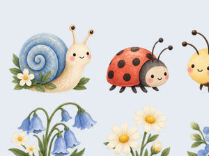 Bluebell Garden Wall Decals, Set of 15, image 4