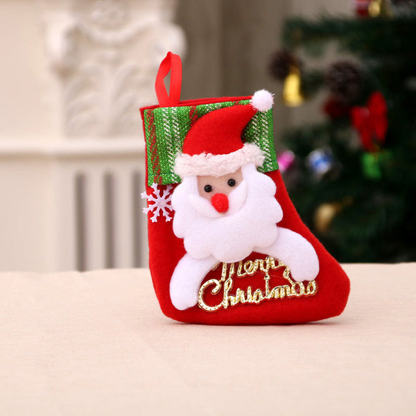 Santa Claus Socks Christmas Tree Pendant