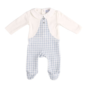 ELEONOR | Boys Blue Babysuit Gift Set (3)