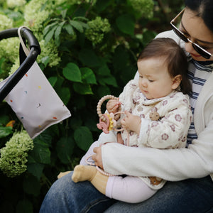 Mushie Adjustable Silicone Strap 2-Pack Pacifier Clip