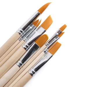 Paintbrush Set in Canvas Bag – 8 Assorted Sizes