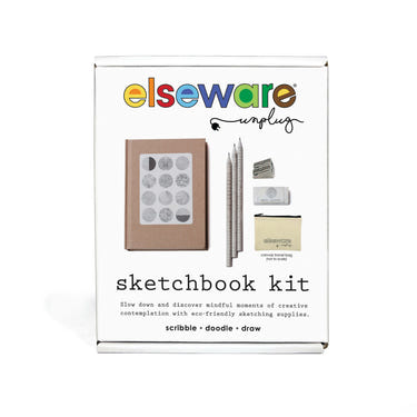 Sketchbook Art Kit - Doodle Set with paper and pencils for creative baby activities and fun art projects.