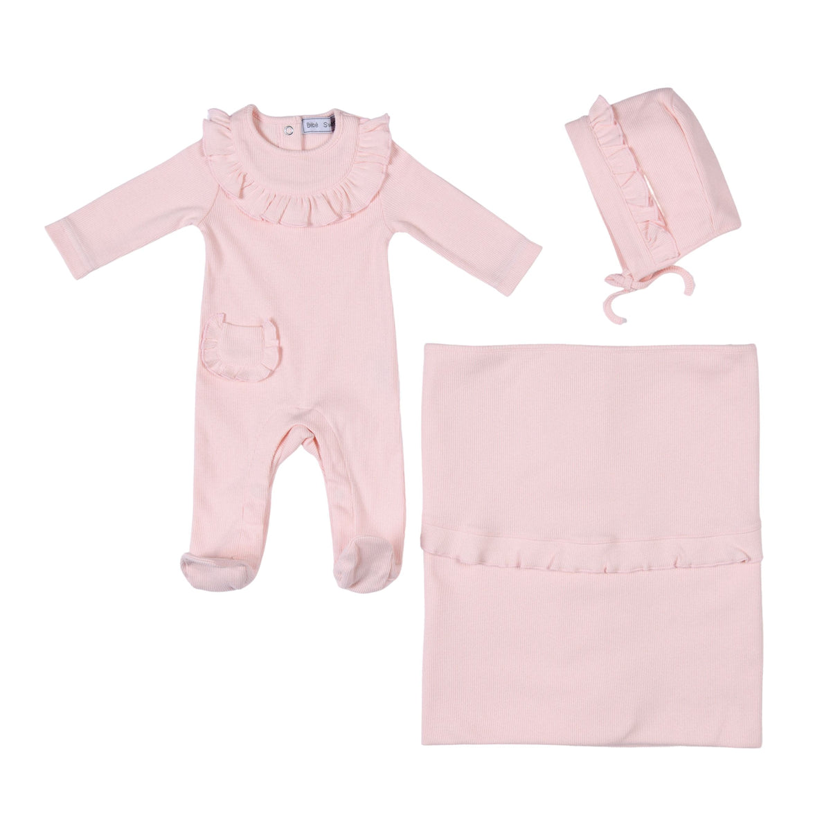 EMILIA Ribbed Cotton All One Set