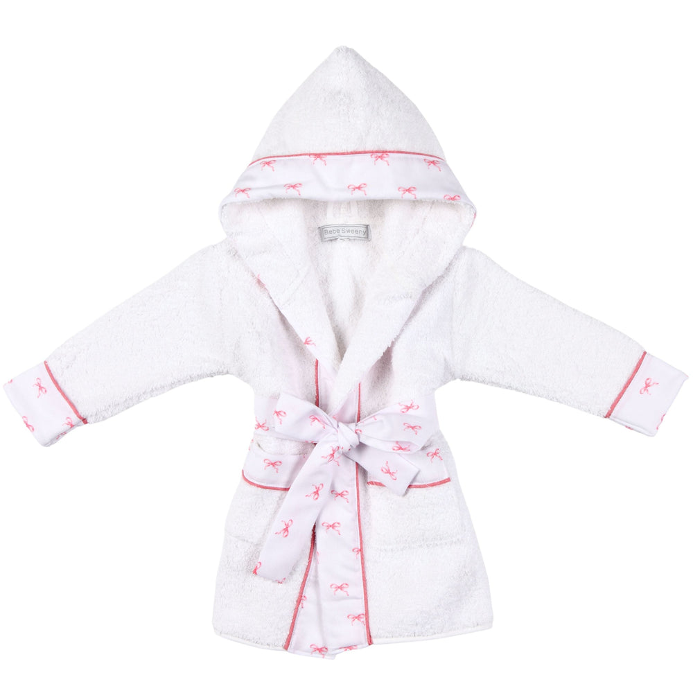 ENY | Girls Bow-Print Personalised Bathrobe