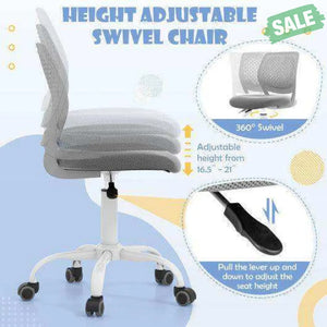 Ergonomic Children Study Chair with Adjustable Height-Gray