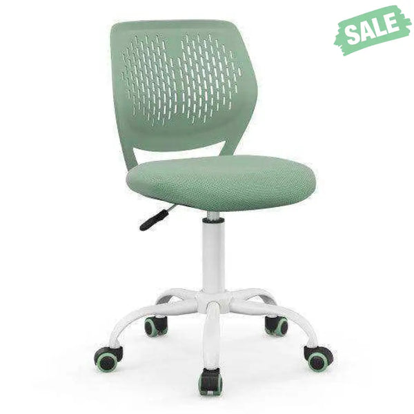 Ergonomic Children Study Chair with Adjustable Height-Green