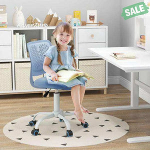 Ergonomic Children Study Chair with Adjustable Height-Blue