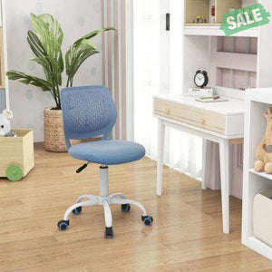 Ergonomic Children Study Chair with Adjustable Height-Blue