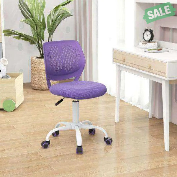 Ergonomic Children Study Chair with Adjustable Height-Purple