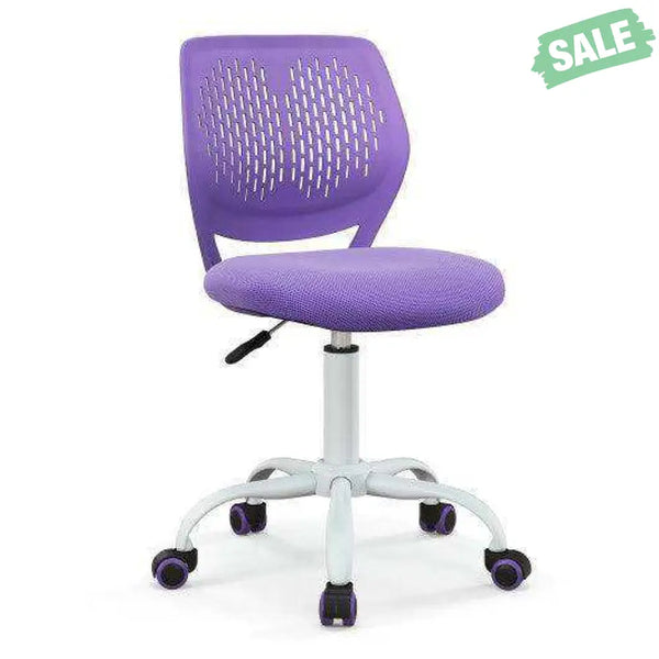 Ergonomic Children Study Chair with Adjustable Height-Purple