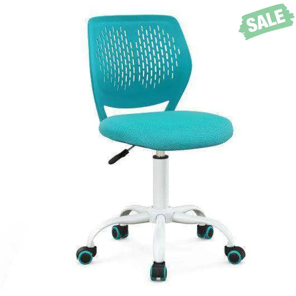 Ergonomic Children Study Chair with Adjustable Height-Turquoise