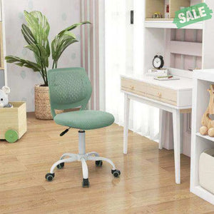 Ergonomic Children Study Chair with Adjustable Height-Green