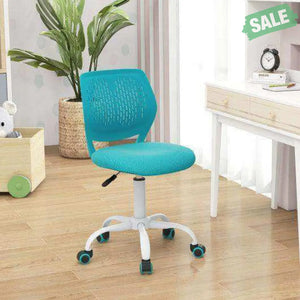 Ergonomic Children Study Chair with Adjustable Height-Turquoise