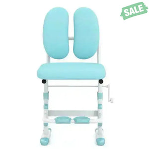 Ergonomic Height-adjustable Kids Study Chair with Double Back Support-Pink Pink Kids Chairs & Seating