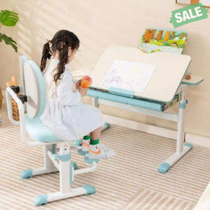 Ergonomic Height-adjustable Kids Study Chair with Double Back Support-Pink Pink Kids Chairs & Seating