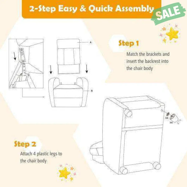 Ergonomic PU Leather Kids Recliner Lounge Sofa for 3-12 Age Group-Black Black Kids Chairs & Seating