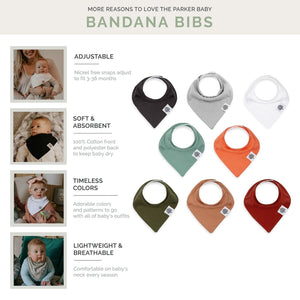 Estes Bandana Bib Set (8 pack)