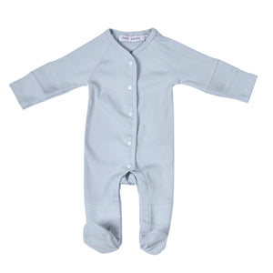 EVAN | Baby Boys Blue Ribbed Cotton Gift Set (4)