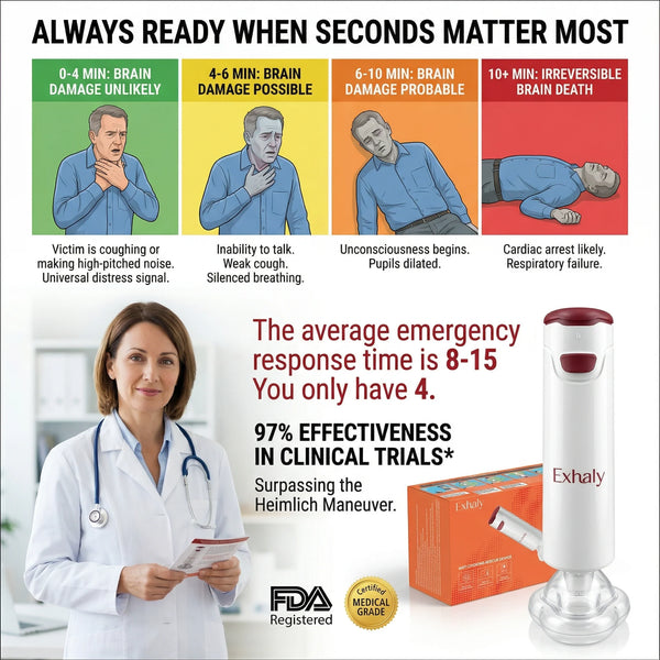 Exhaly Automatic Anti-Choking Rescue Device by Rivona LLC