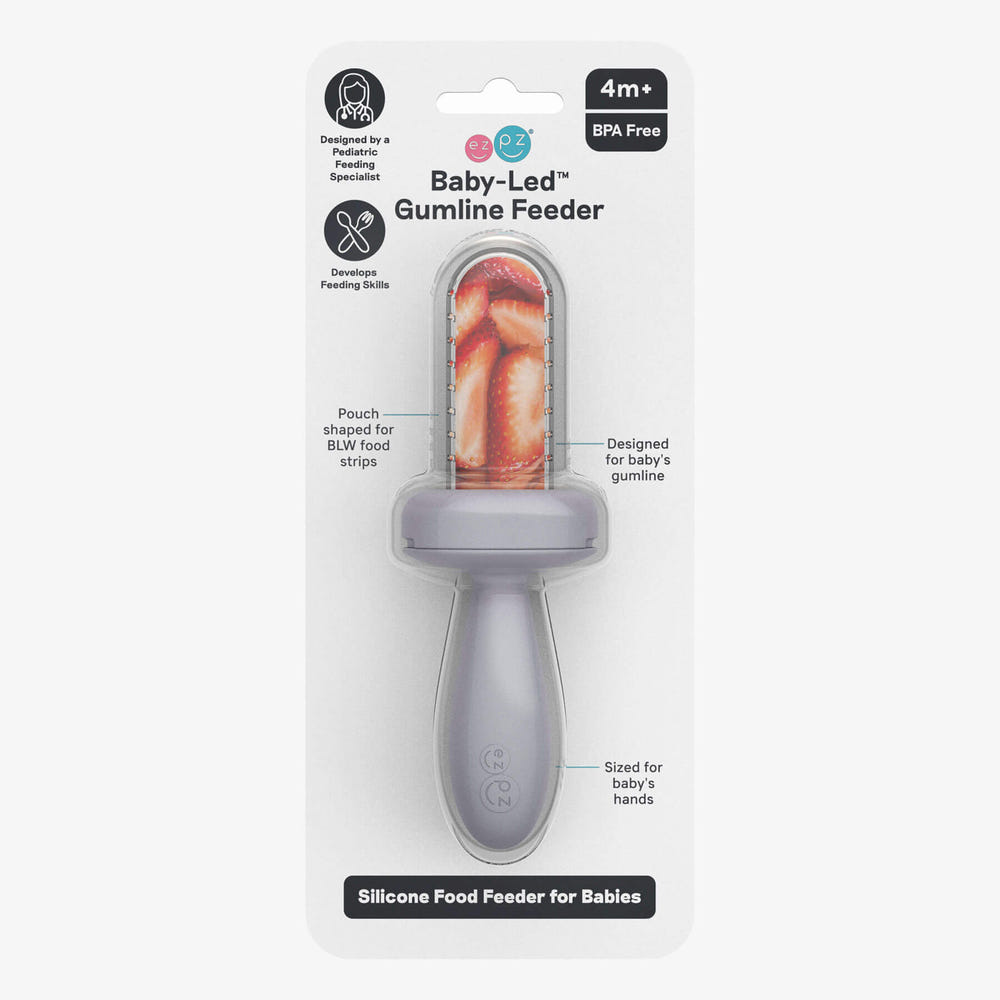 Baby-Led™ Gumline Feeder for safe and easy self-feeding for infants and toddlers.