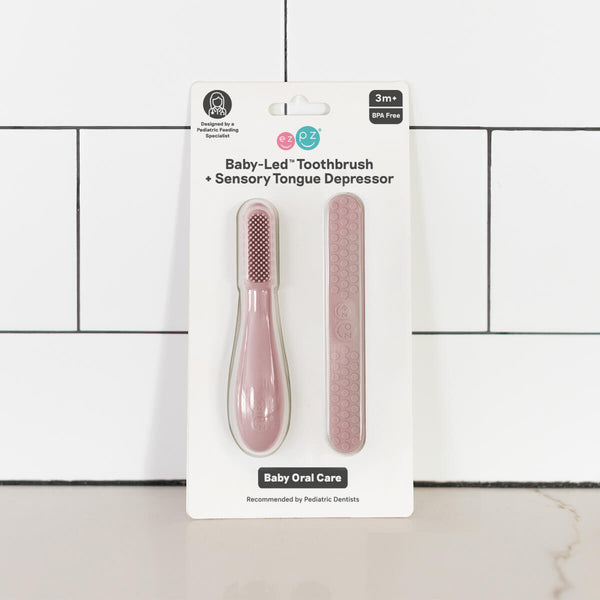 Baby-Led™ Toothbrush + Sensory Tongue Depressor