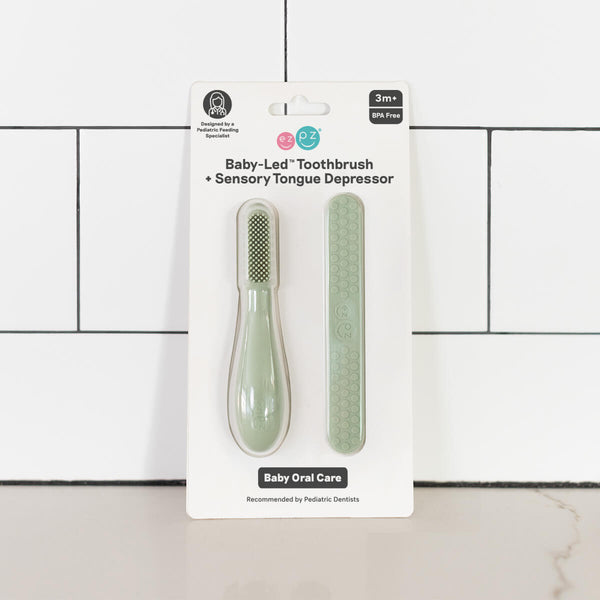 Baby-Led™ Toothbrush + Tongue Depressor